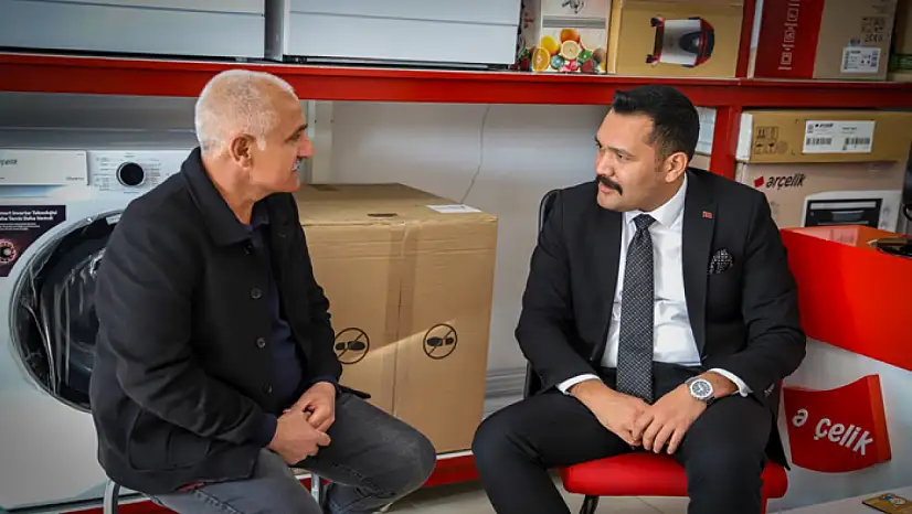 Kaymakam Türkmenoğlu'ndan esnaf ziyareti