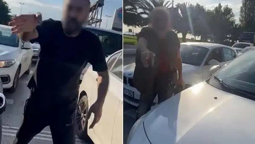 Maltepe'de trafikte dehşet: Kadın sürücü, 2 çocuğunun yanında saldırıya uğradı