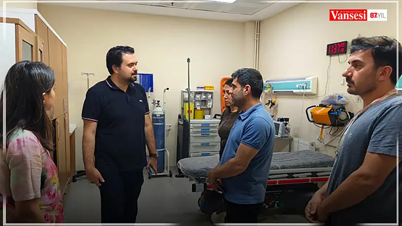 Müdür Tosun'dan Gürpınar Devlet Hastanesi'ne ziyaret