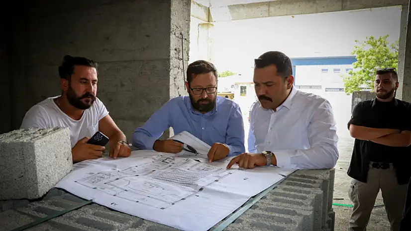 Muradiye'de kültür merkezi inşaatı devam ediyor