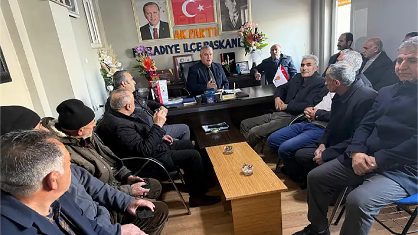 Muradiye'de mahalle başkanları toplantısı yapıldı