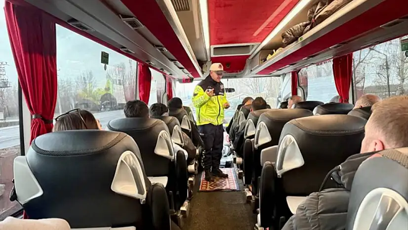 Muş'ta emniyet kemeri denetimi