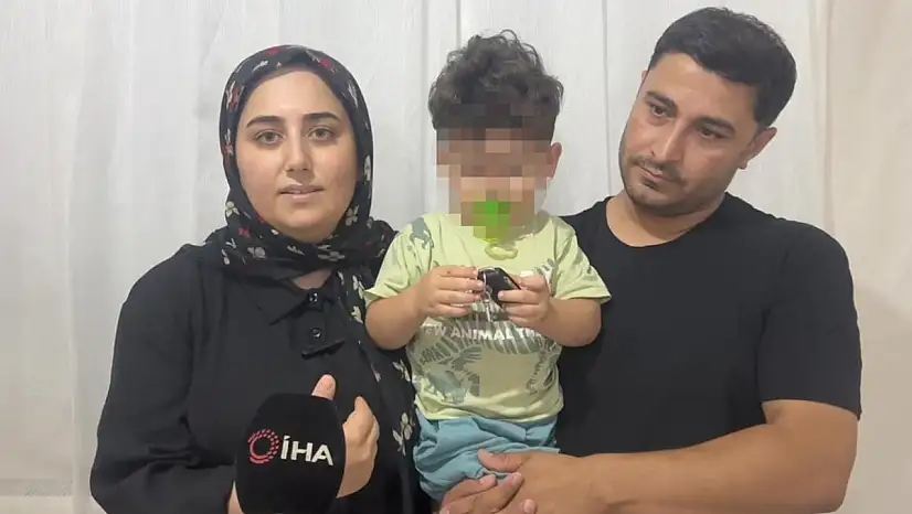 Otomobilin çarptığı çocuğun anne ve babası konuştu