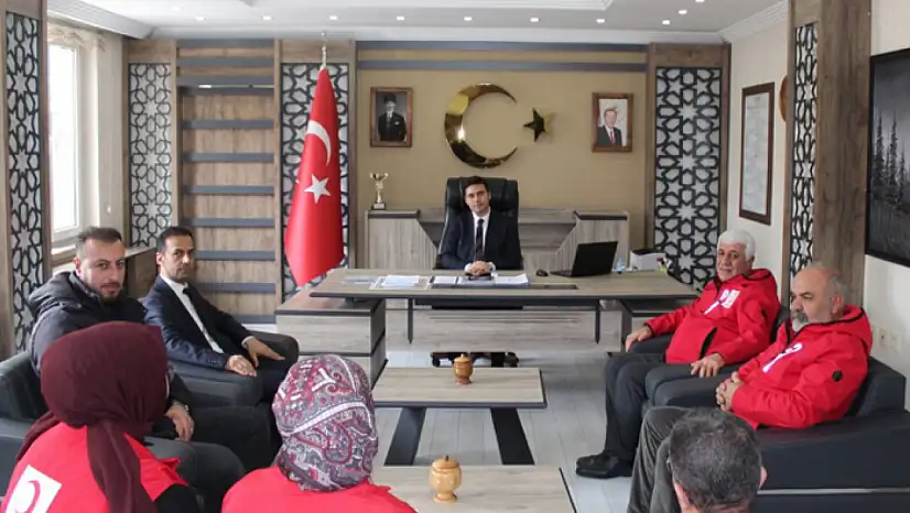 Seferi Baybure'den, Kaymakam Kılıç'a ziyaret