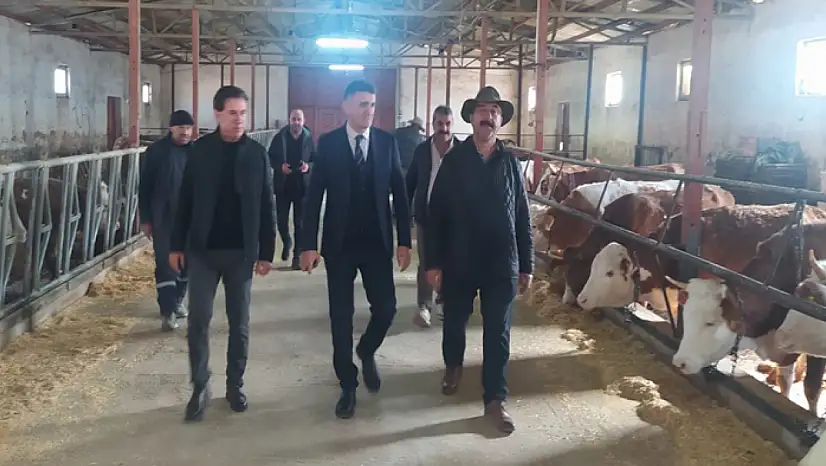 Şişman'dan hayvan yetiştiricilerine ziyaret