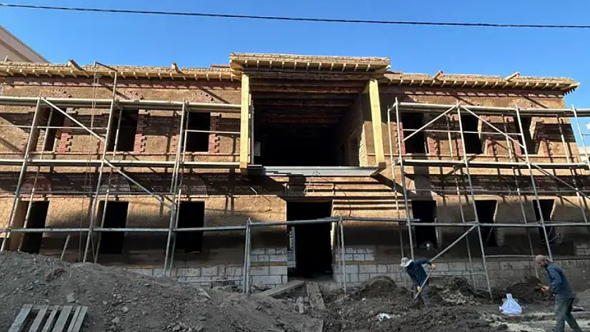 Tahir Paşa Konağı inşaatında sona doğru