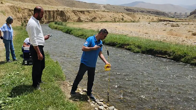 Tarım müdürlüğü ekiplerinden su analiz çalışması