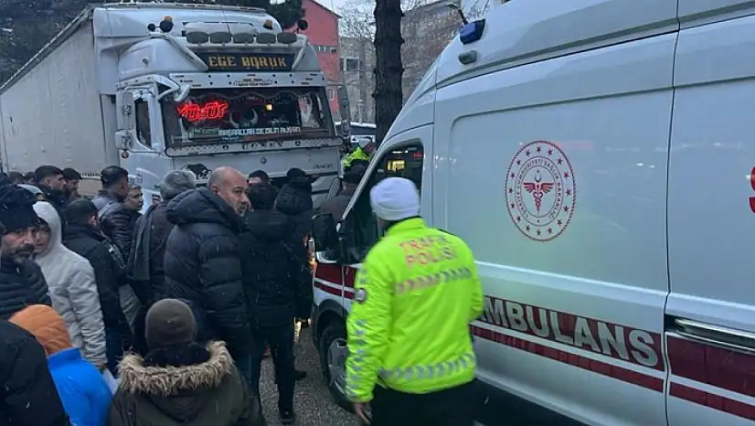 Tatvan'da tırın çarpması sonucu bir kişi hayatını kaybetti