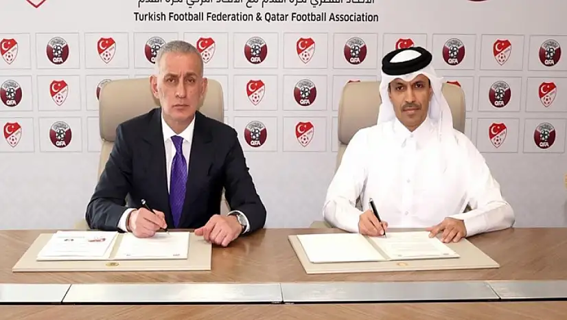 TFF ile Katar Futbol Federasyonu arasında iş birliği anlaşması imzalandı