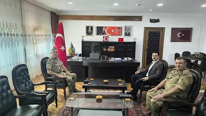 Tuğgeneral Avkıran'dan Kaymakam Arslanargun'a ziyaret