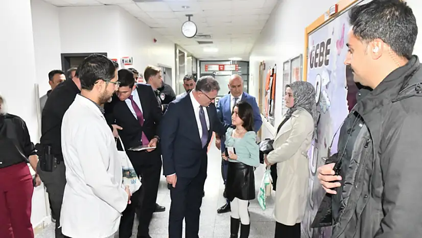 Vali Balcı, hastaları ziyaret etti