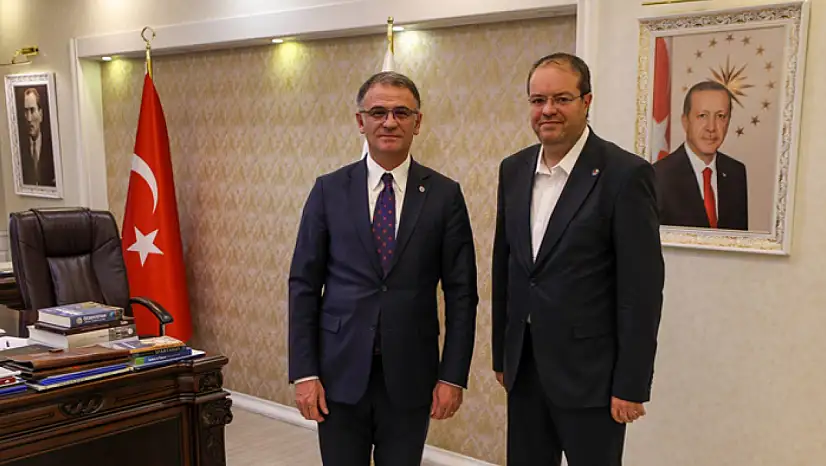 Vali Balcı, Memur-Sen Van İl Başkanı Uca'yı kabul etti