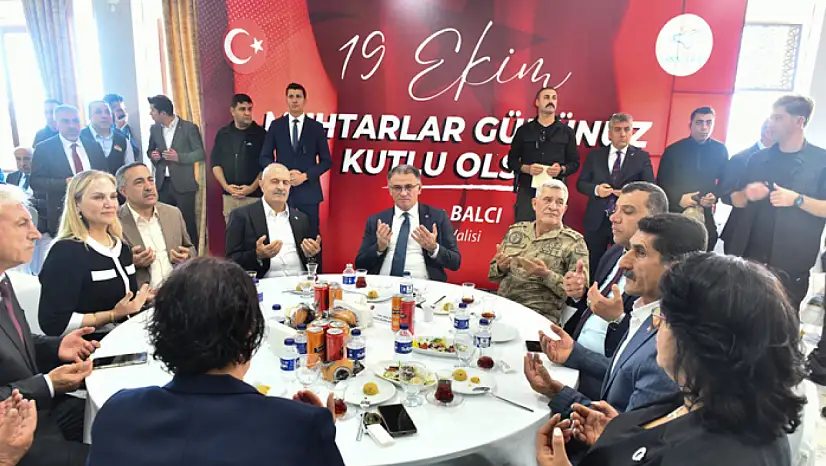 Vali Balcı muhtarlarla buluştu