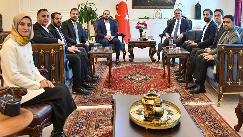 Vali Balcı, TÜGVA heyetini kabul etti