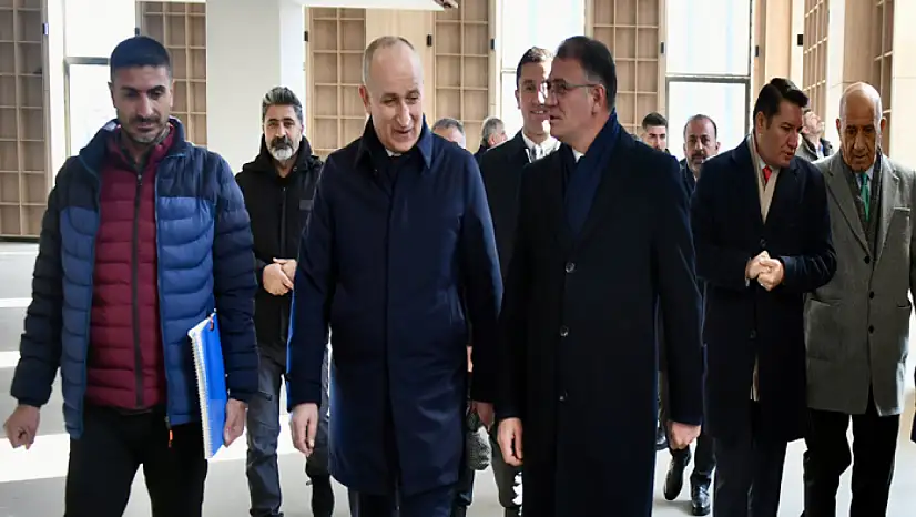 Van'a modern kütüphane: Yapımı süren proje yerinde incelendi