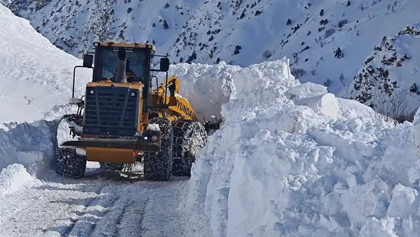 Van-Çatak karayolu ulaşıma açılmaya çalışılıyor