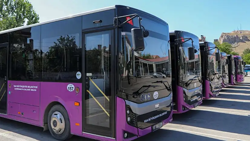 Van'da bayramda ücretsiz ulaşım hizmeti