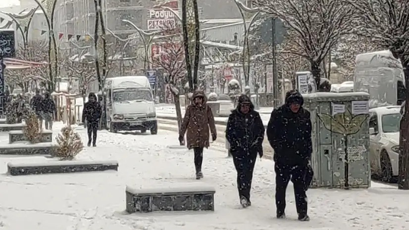 Van'da kar yağışı etkili oluyor