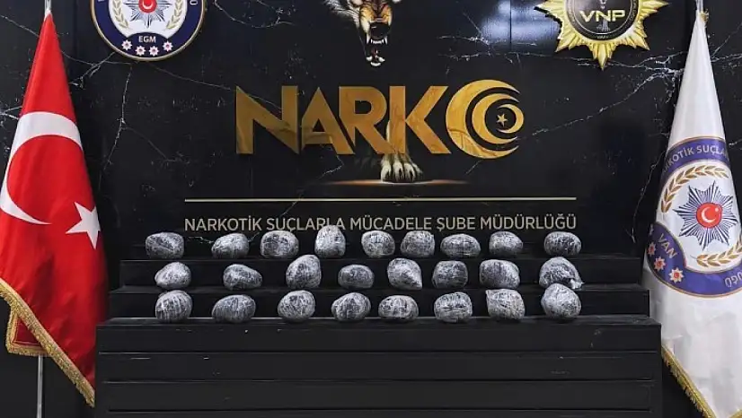 Van'da metamfetamin ele geçirildi