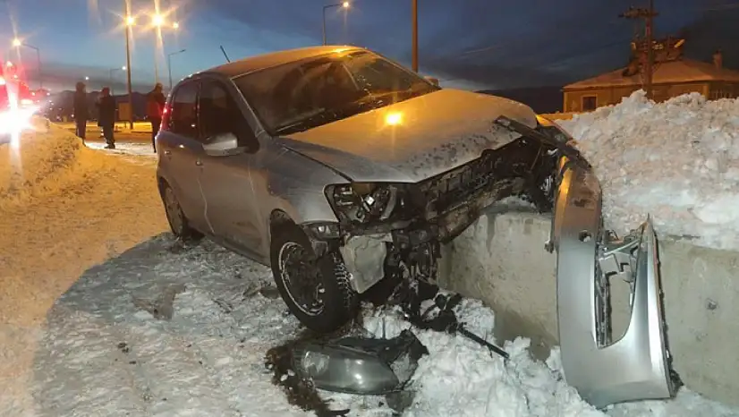 Van'da trafik kazası