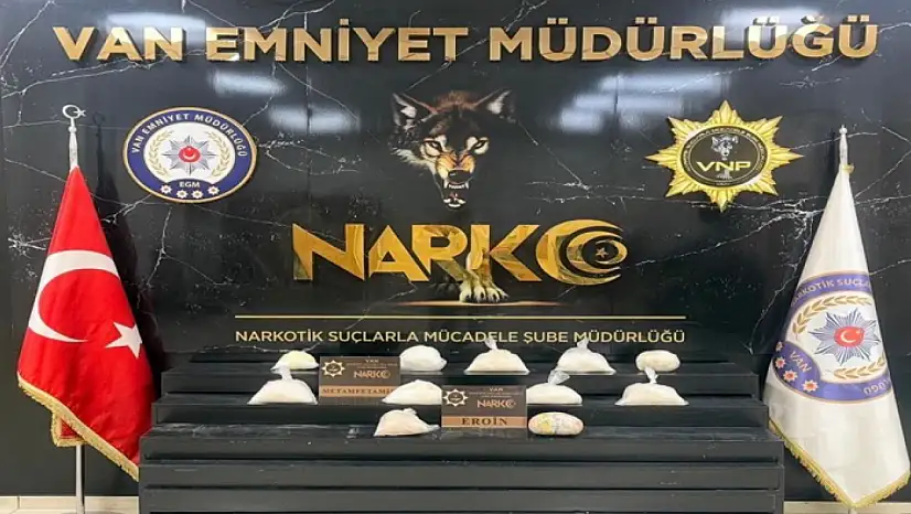 Van'da uyuşturucu ele geçirildi