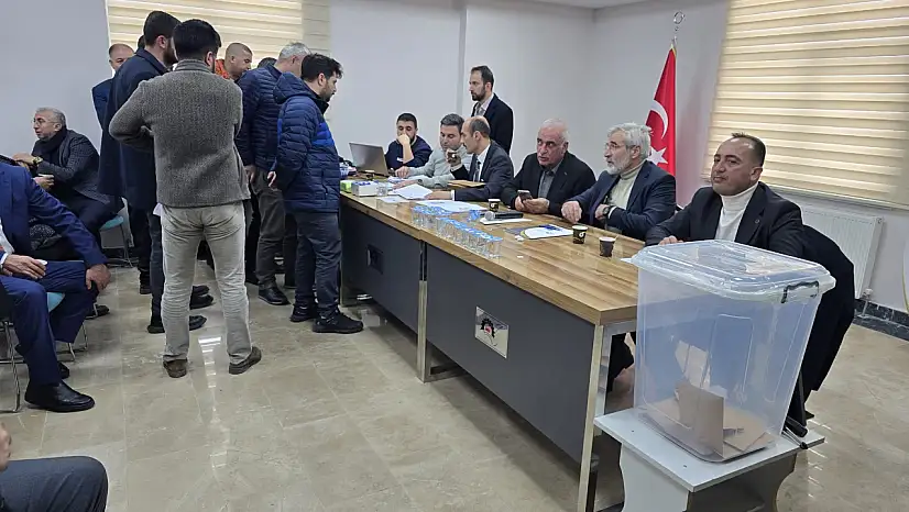 Van OSB Başkanlığı seçiminde oy sayımı başladı