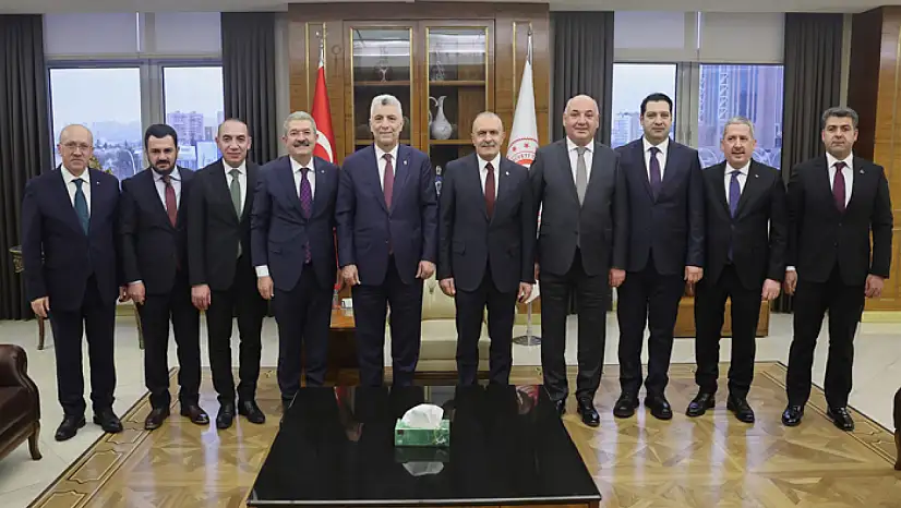 VAN TSO heyeti Ticaret Bakanı Bolat'la görüştü