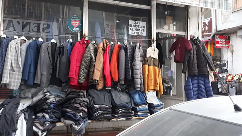 Vatandaşlar ekonomik sıkıntılar nedeniyle ikinci el giyime yöneldi