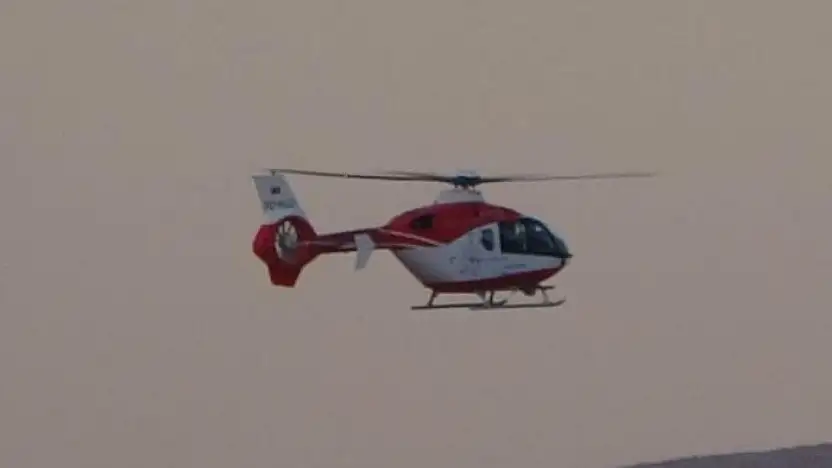 470 gramlık bebek helikopter ambulansla Van'a nakledildi