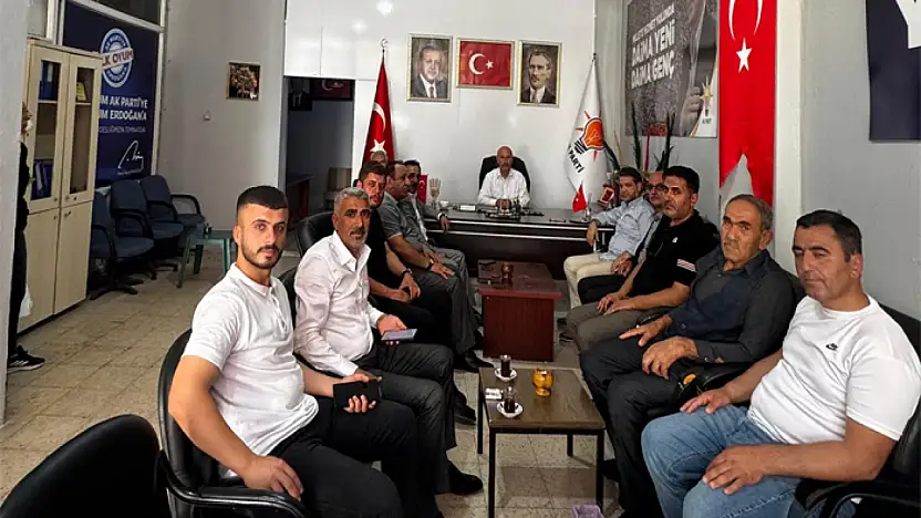 AK Parti İpekyolu İlçe Başkanlığı'ndan Çatak'a ziyaret