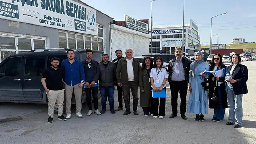 Ak Parti yönetiminden oto sanayi esnafına ziyaret