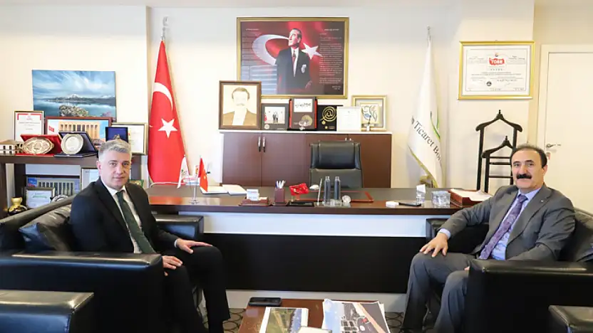 Akhan'dan Van Ticaret Borsası'na ziyaret