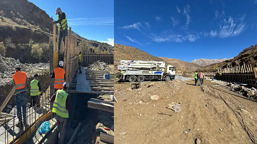 Bahçesaray'da Atıksu Arıtma Tesisi çalışmaları sürüyor