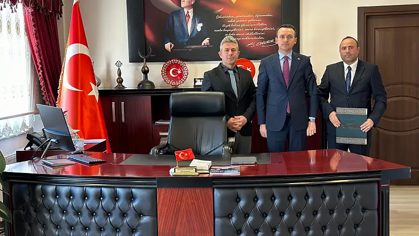 Başarılı personele Kaymakam Bakan'dan teşekkür