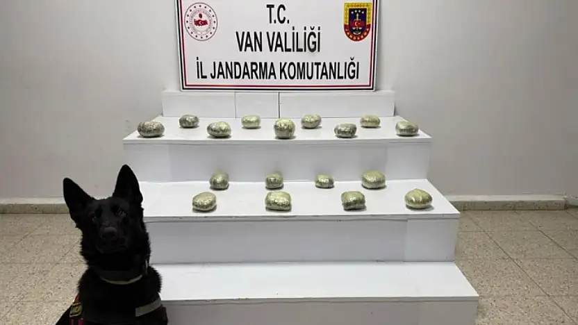 Başkale'de esrar ele geçirildi