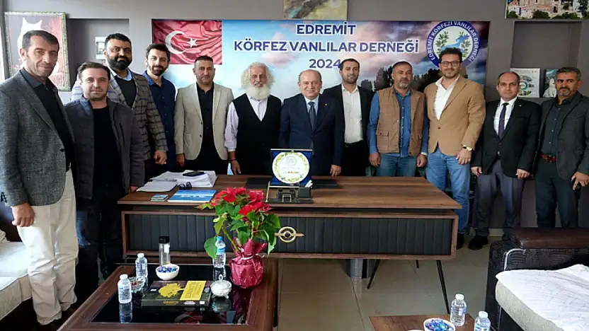 Başkan Çetin'den, Edremit Körfezi Vanlılar Derneği'ne ziyaret