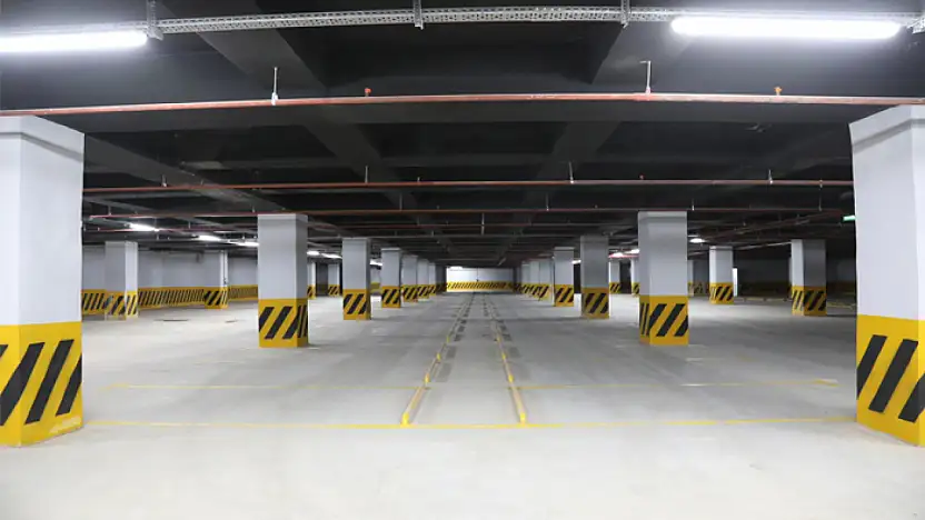 Beşyol Millet Bahçesinin kapalı otoparkı hizmete açıldı