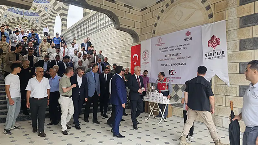 Bitlis Vakıflar Bölge Müdürlüğü, 15 Temmuz etkinliklerine katıldı