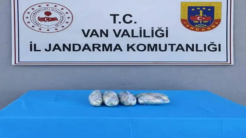 Çaldıran'da jandarmadan uyuşturucu operasyonu