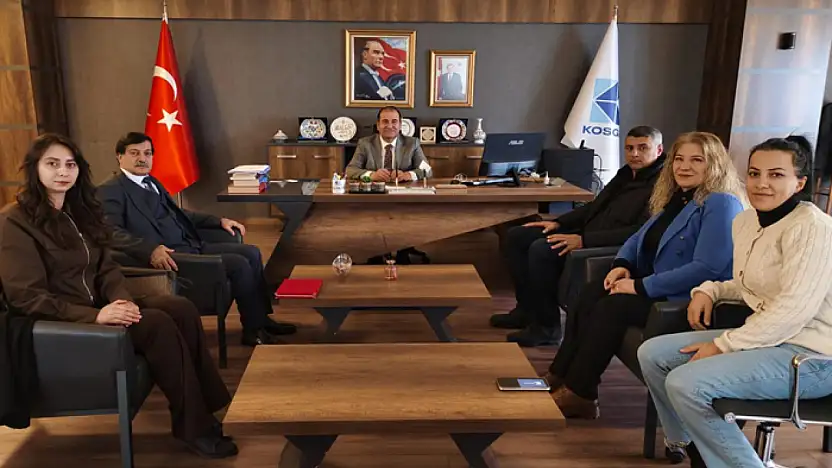 Çalım'dan, KOSGEB İl Müdürü Yörük'e anlamlı ziyaret