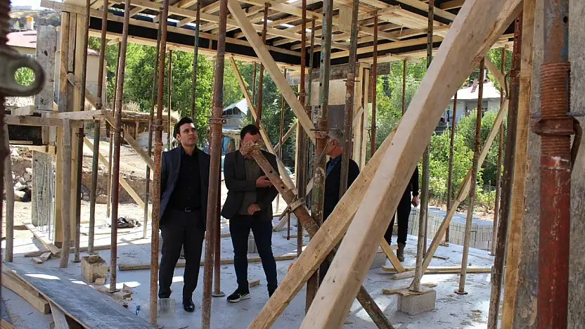 Çatak'ta eğitime katkı: 4-6 yaş Kur'an Kursu inşaatı sürüyor