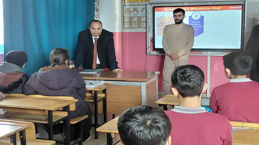Deniz'den Lütfü Güvenir İlkokulu ve Ortaokulu'na ziyaret
