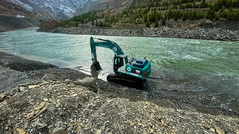 DSİ, Depin Deresi'nde ıslah çalışmalarını sürdürüyor