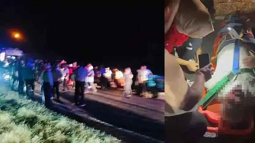 Düğün dönüşü kaza: 15 yaralı