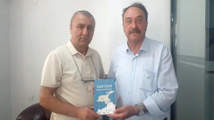 Emekli öğretmen Nedim İlikçi'den gazetemize ziyaret