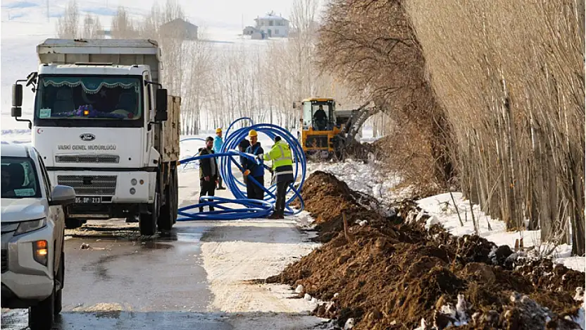 Erciş'te 70 hanenin içme suyu sorunu giderildi