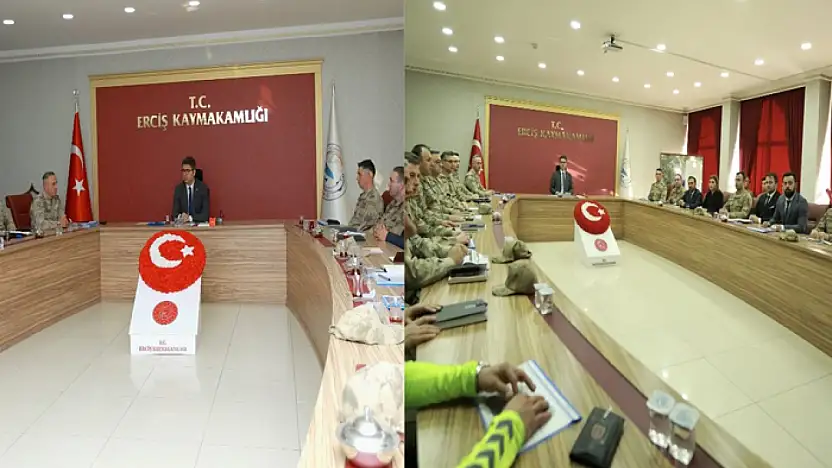 Erciş'te güvenlik toplantısı