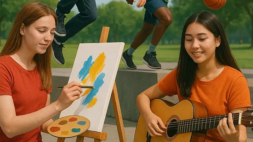 Genç yetenekler beceri parkurunda buluşuyor