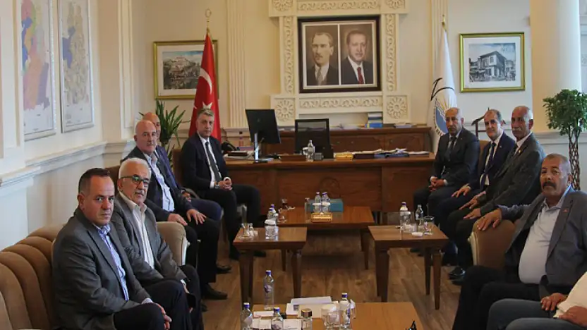 Güngöralp'ten Genel Sekreter Akhan'a hayırlı olsun ziyareti