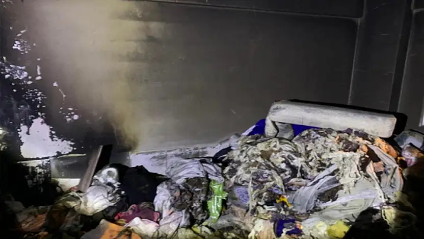 Hakkari'de korkutan yangın